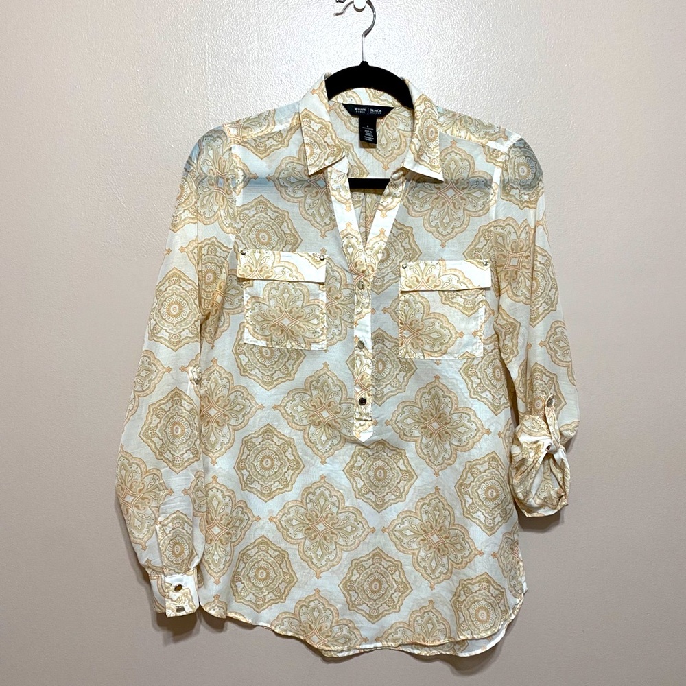 Paisley Print Blouse